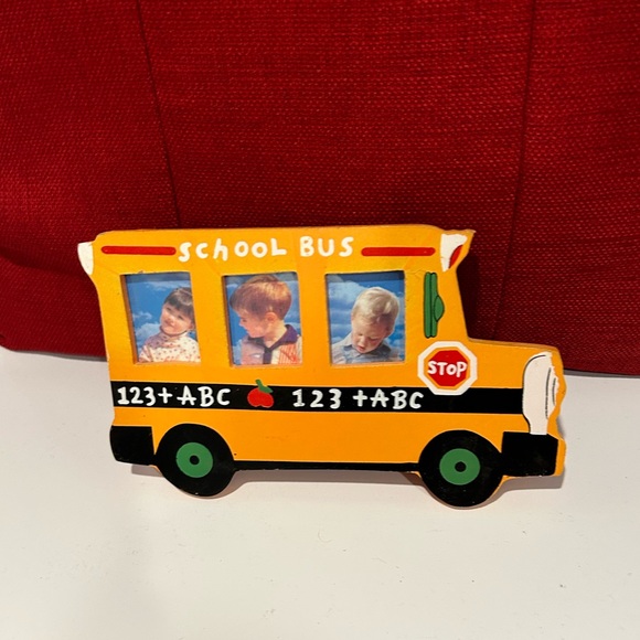 School Bus Picture Frame - Picture 1 of 8